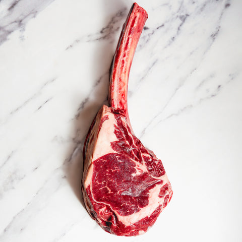 Halal Free Range Dry Aged Tomahawk Steak