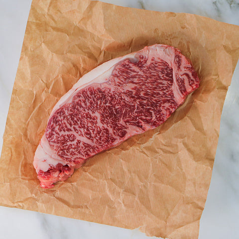 Australian Fullblood Wagyu Sirloin Steak BMS 9+