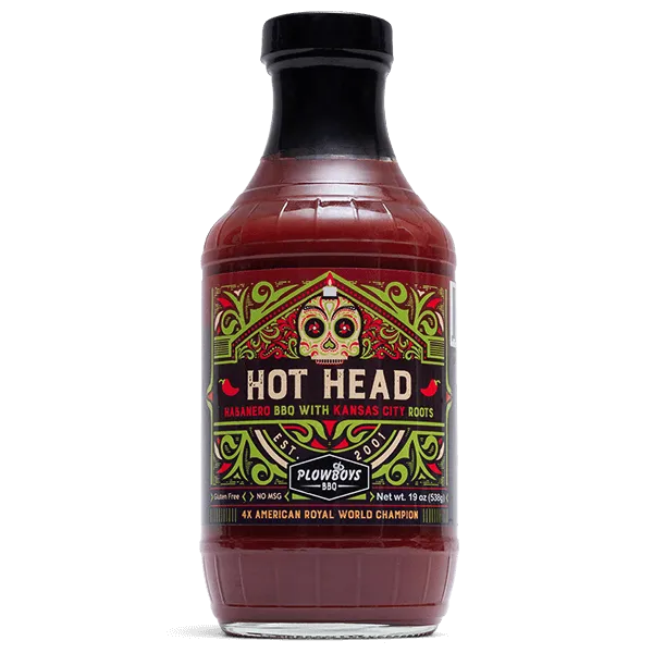 Plowboys BBQ Hot Head BBQ Sauce 624g That Fat Cow