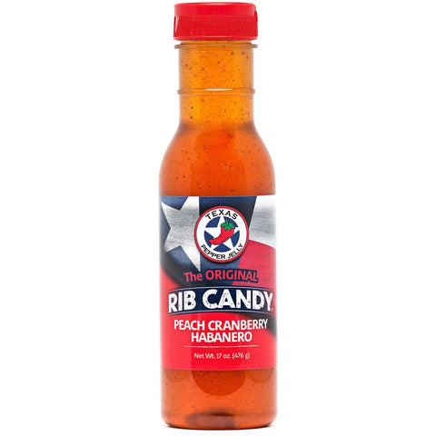 Texas Pepper Jelly Rib Candy Peach Cranberry Habanero - 340g