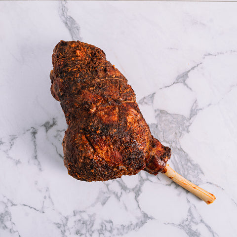 British Smoked and Roasted Lamb Raan Leg