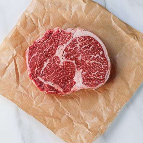 Halal Australian Full Blood Wagyu Ribeye Steak BMS 6-7