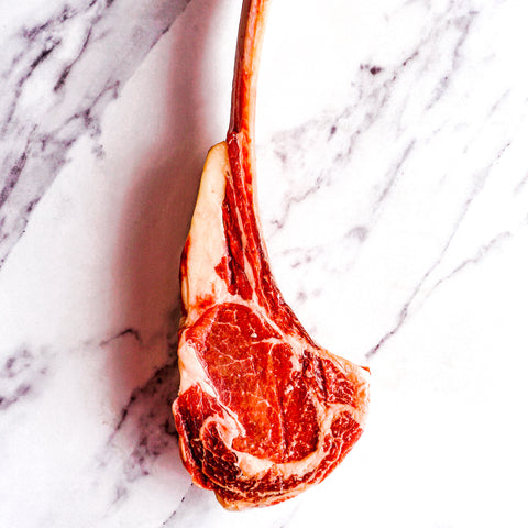 Halal Free Range Grass Fed Ex-Dairy Tomahawk Steak