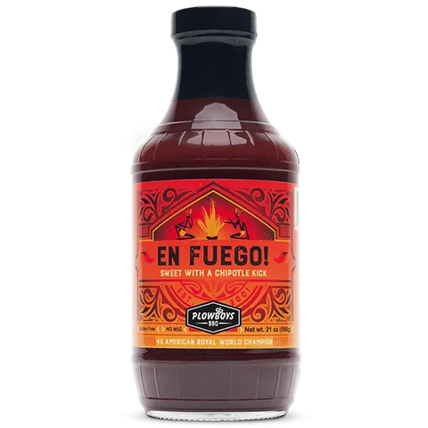 Plowboys BBQ En Fuego Spicy BBQ Sauce - 624g