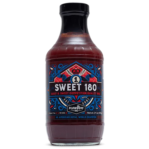 Plowboys BBQ Sweet 180 BBQ Sauce - 624g